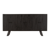 Himalaya Sideboard Iron & Black Mango Wood Modern Geometric Chic