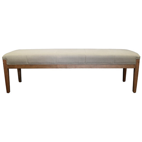 Parkville Country Chic Bench Seat With Beech Wood Legs