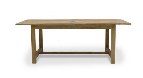 Elm Wood French Country Farmhouse Chic Dining Table - Various Sizes Available