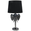 Artistic & Quirky Graphite/Black Elephant Table Lamp