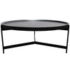 Richmond Black Oak & Iron Geometric Coffee Table