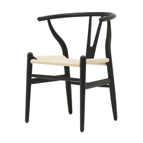 Joffre Dining Chair Natural Rattan Weave & Oak Wood