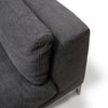 Relaxed Black Tyson Comfortably Luxurious Modern Sofa / Lounge 3 Seater
