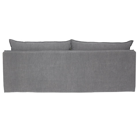 Santa Monica Luxurious Modern 3 Seater Sofa / Lounge - Grey Linen