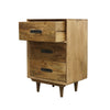 Miley 3 Drawer Bedside Handcrafted Modern Mangowood