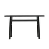 Long Black No Drawer Parq Reclaimed Elm Console Table  / Hall Table - Handcrafted Farmhouse Chic