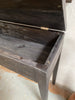Solid Wood Black Rustic Gun Case Console Table / Desk