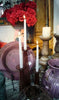 Mulberry Handblown Mexican Glass Candleholders Candlesticks / Bud Vases