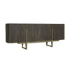 Devore Luxury Oak Wood & Metal Entertainment Unit / Sideboard Buffet