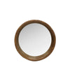 Miley Round Mirror Handcrafted Modern Mangowood 55cm