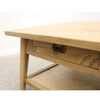 Vaasa Scandinavian Style American Oak Coffee Table 2 Drawer