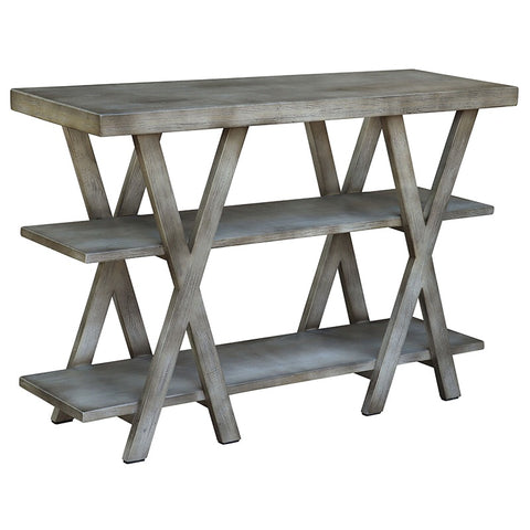 Manyara Three Tier Shelving Unit / Console Table / Hall Table - Country Chic
