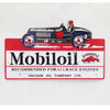 Mobil Oil Gargoyle Car Rustic Embossed Automobilia Metal Wall Art Man Cave Sign