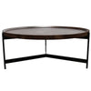 Richmond Oak & Iron Geometric Coffee Table