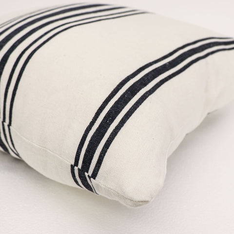 Freya Luxury Indigo Stripe Lounge / Chair Cushion 50cm x 50cm