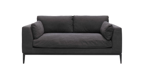 Tyson Comfortably Luxurious Modern Sofa / Lounge 2.5 Seater Black Colour