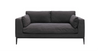 Tyson Comfortably Luxurious Modern Sofa / Lounge 2.5 Seater Black Colour