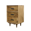 Miley 3 Drawer Bedside Handcrafted Modern Mangowood