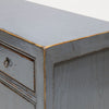 Shabby Chic Grey Oriental 4 Door Sideboard / Hutch