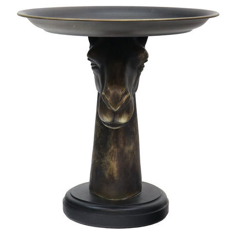 Camel Pedestal Tray Interior Decorative Showpiece