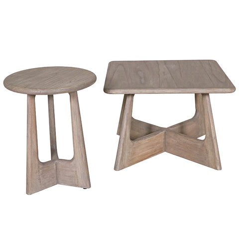 Londa Modern Chic Coffee Table And Matching Side Table Set