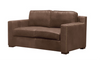 Vasto Modern Comfort Nutmeg Italian Leather Two Seater Sofa / Lounge