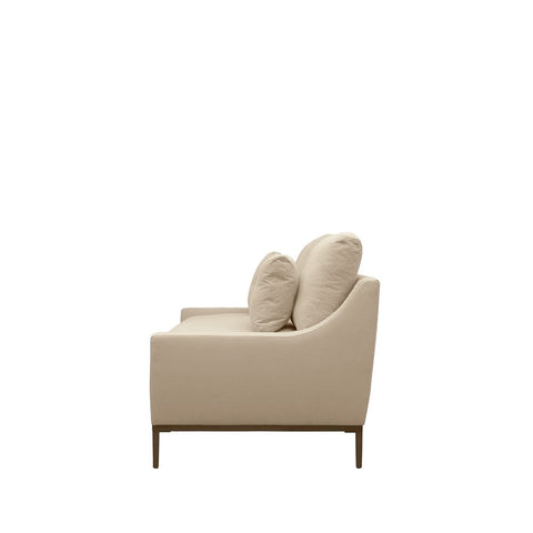 Taupe Linen 3.5 Seater Azona Sophisticated Comfort Sofa / Lounge