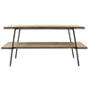 Porto Double Tier Shelving Unit / Console Table / Hall Table - Industrial Country Chic