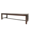 Liverpool Rustic Zinc Top & Teak Wood Dining Table 2.4m