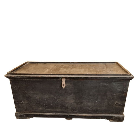 Stoneridge Antique Rustic Wooden Trunk Storage Box