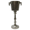 Pedestal Aluminium Wine Cooler Bucket Rustic Chic - Great Gift / Home Décor