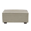 Felix Fabric Large Ottoman - Modern Hamptons Chic