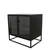 Carson Metal Sideboard Display Cabinet Modern Chic