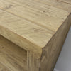 Portland Console Table / Shelving Unit Reclaimed Pine - Espresso Colour