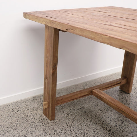 Porto Dining Table Recycled Teak - Handcrafted Indoor / Outdoor Chic