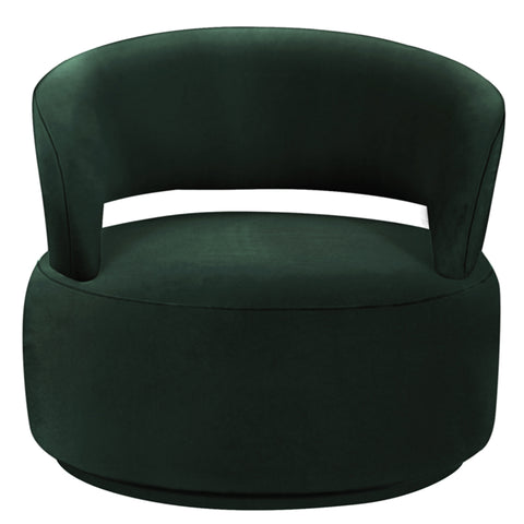Moss Velvet Indiana Occasional Chair / Lounge Chair Modern Couture
