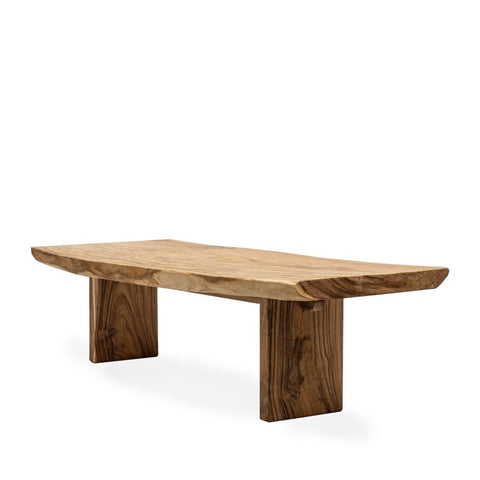 Suar Wood Table Live Edge Natural Modern Dining Table 3m