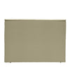 Queen Khaki Linen Keely Bedhead Headboard - Sophisticated Chic