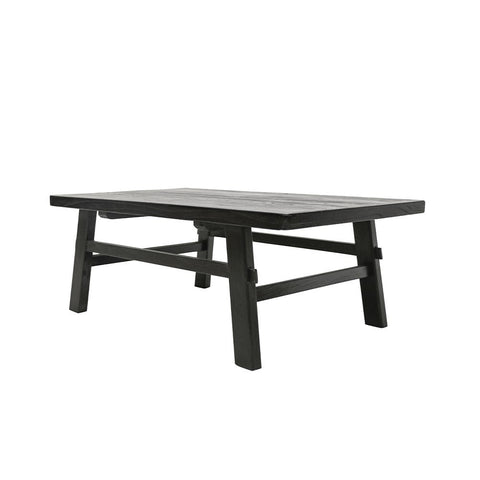 Farmhouse Black Reclaimed Elm Parq Coffee Table - Handcrafted Chic