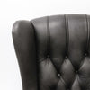 Sanford Wingback Antique Style Armchair / Occasional Chair Italian Leather