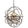 Rococo Globe Crystal Chandelier Light (60cm)