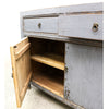 Shabby Chic Blue/Grey Oriental 2 Door Sideboard Table