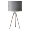 Crew Silver & Grey Tripod Table Lamp Light