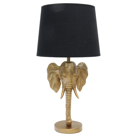 Artistic & Quirky Golden Elephant Table Lamp