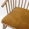 Ankara Wood & Velvet Retro Copper Dining Chair / Occasional Chair