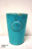 Mexican "L'Herbes" Ceramic Herb Pot Hand Made (Turquoise)