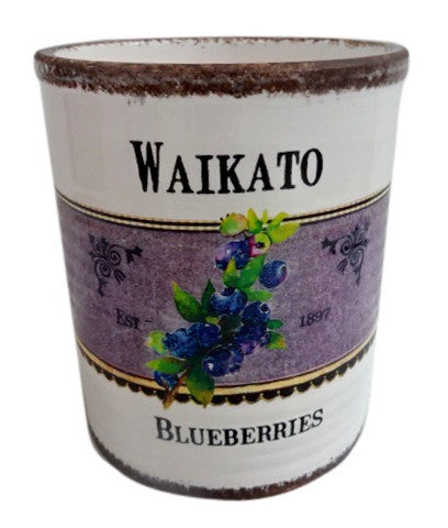 Moana Road Ceramic Pot Waikato Blueberries Taste of New Zealand