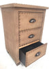 Armani Bedside Table Drawers Rustic Chic