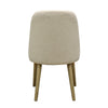 Genoa Wood Dining Chair - Cream Linen