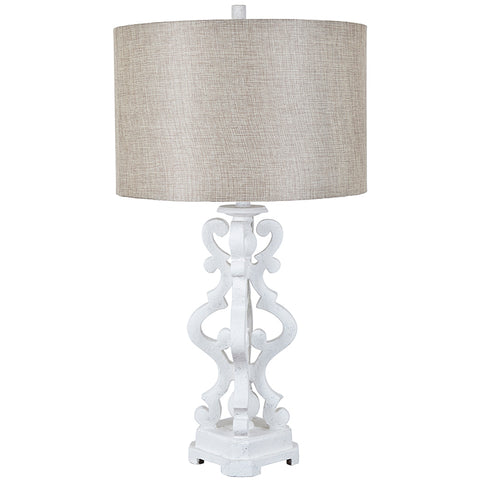 Nova Table Lamp - Antique Shabby Chic Style